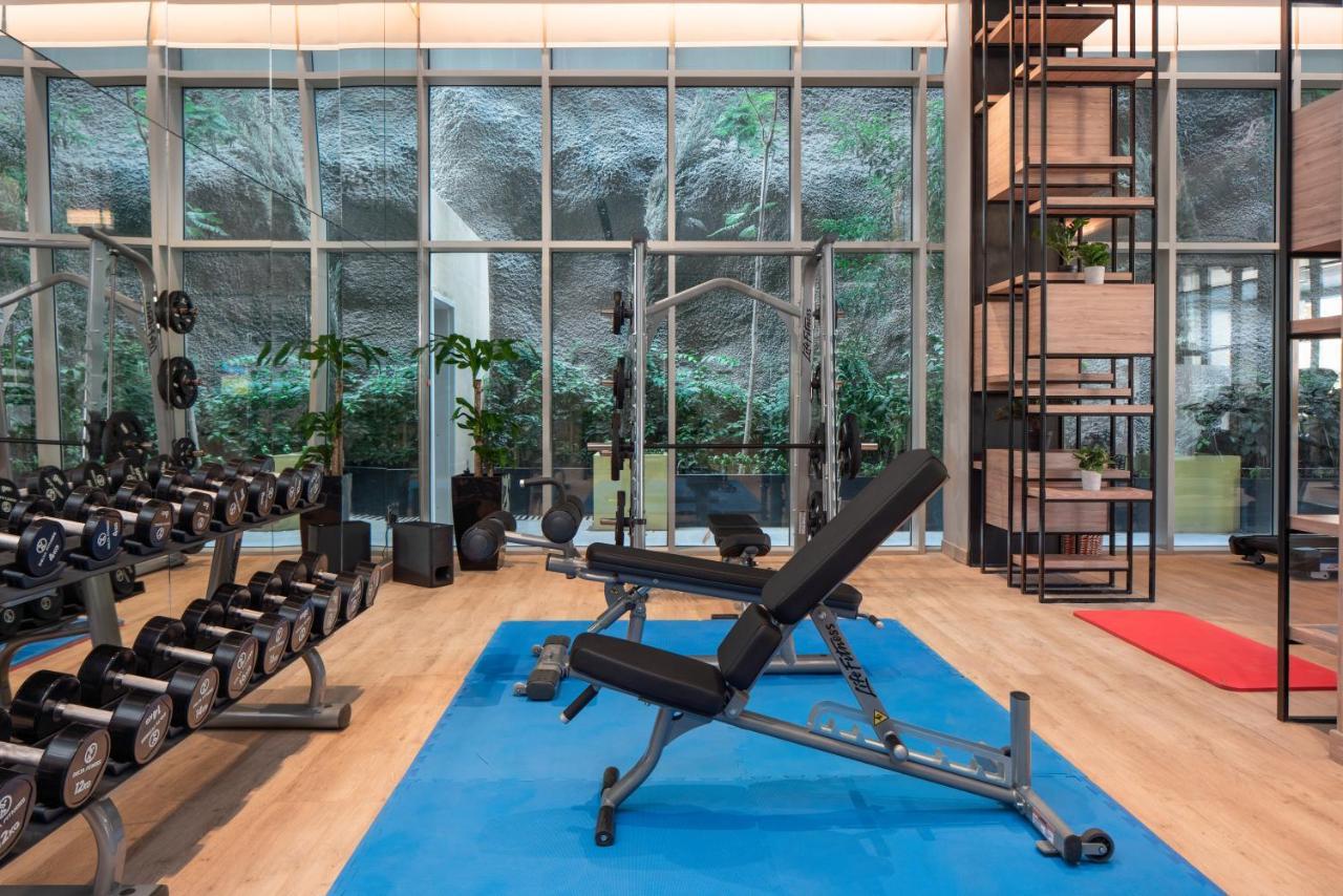 Апарт отель Citadines Абха Экстерьер фото The gym at the hotel